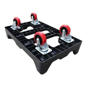 Присоединяющаяся пластиковая тележка для перевозки, пластиковая тележка для роликовых коньков, тележка для перевозки мебели, тележка с полиуретановыми колесами - Product Image 4