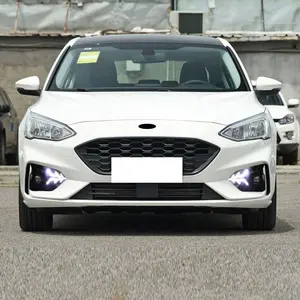 Gobison Sistema de iluminação automática LED Luz de circulação diurna Lâmpada de neblina frontal para Ford Focus ST-Line 2018 2019 Luz de neblina