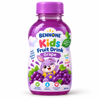 Natuurlijk Kinderen Sap Sprankelend Sap Echt Fruit Geen Kunstmatige Kleurstof Mini Fles Kinderen Fruitdrank Aangepaste Cartoon IP Verpakking