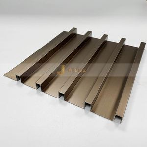 Bandes de finition décoratives en métal pour sols d'appartements - Bordure en acier inoxydable imperméable et durable - Product Image 5