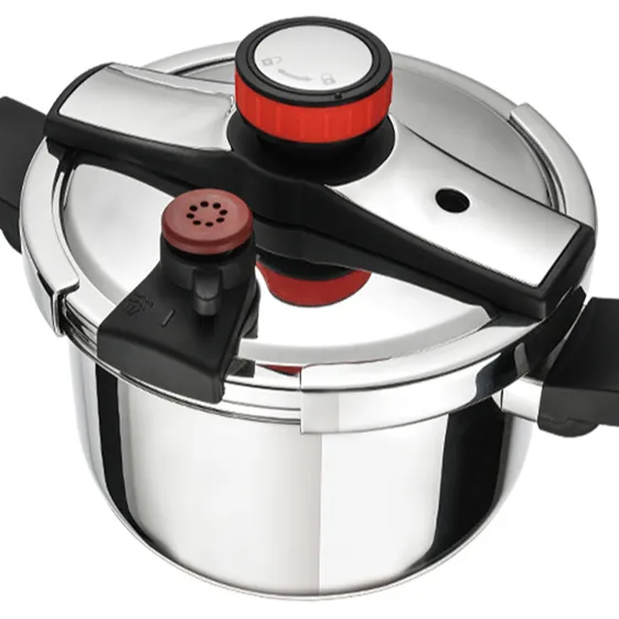 Explosion Proof Pressure Cooker 22cm 5L Soft Metal OEM Style Caliber Surface Feature Bottom Eco Origin Anodized Type Steam Size