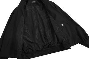 Chaqueta Corta Y2K Personalizada de Alta Calidad para Hombre, con Cuello Solapa, Adorno de Cuentas y Cintura Ancha - Product Image 5