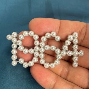 Özel kadın gümüş kaplama kristal inci broş Pins hediye düğün en bayanlar ayrım toplum kulübü 1964 rity rity - Product Image 5