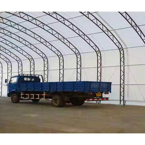 Tente de stockage industrielle à structure en acier galvanisé, abri d'entrepôt robuste pour usines, ateliers, logistique - Product Image 4