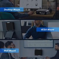 Mini PC Industrial Sin Ventilador, Win 11, Core I7-10510U, 16GB RAM, 256GB SSD, Computadora de Escritorio Linux, GPIO, 4K, 3 Pantallas (HD+DP+Tipo-C), 8 USB
