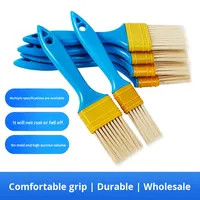Pinceaux à peinture murale en plastique de qualité industrielle - Tailles 1/2/3/4/5 pouces - Fabriqués dans le Shandong - Marque YUANZHENG - Garantie de 3 ans