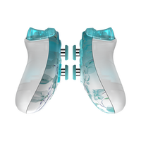 Manette de jeu filaire GameSir T7 Pro Floral avec joystick à effet Hall, déclencheur lumineux RGB, manette de jeu transparente florale pour Xbox Series