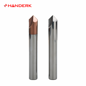 HANDERK <strong>45</strong> 60 90 120 <strong>Degree</strong> V Groove Router Bit with Coated <strong>Chamfering</strong> End <strong>Mill</strong> for CNC Tool - Product Image 2