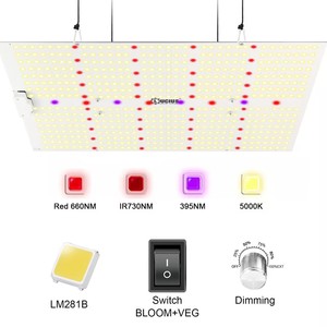 240W Samsung LM281B Quantum Panel Full Spectrum UV IR Diodes Wide Coverage for Commercial Nursery Wholesale Horticulture - Product Image 1
