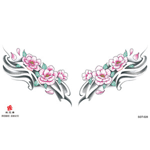 Tatuaje Temporal Grande para <span class=keywords><strong>Mujer</strong></span>, Tatuaje Falso para Pecho, Abdomen, Cintura y <span class=keywords><strong>Espalda</strong></span> - Product Image 6