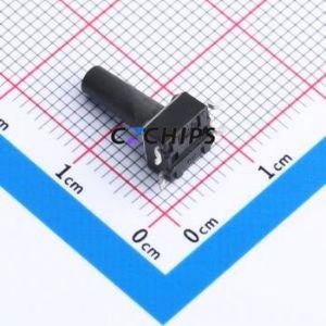 K2-6639SP-S4SC-04 Tactile Switch SMD-4P,6x6mm Switch Single Pole Single Throw Round Button 2.5N Vertical Mount - Product Image 2