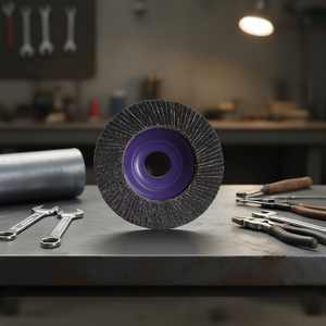 Disque à lamelles en corindon Ttake 115x22 mm, grain 120, pour ponçage - Product Image 3