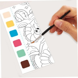 Libro <span class=keywords><strong>para</strong></span> colorear de agua mágico de bolsillo portátil y fácil de usar de alta calidad con pinturas y juego de pintura de colores de agua - Product Image 3