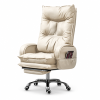 Chaise de bureau de direction en cuir PU ALINUNU ODM OEM pour le bureau du patron, dossier haut 90-135 °   Chaise de bureau inclinable Boss