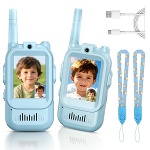 Caméra numérique portable pour enfant, appareil photo intelligent à transmission longue <span class=keywords><strong>distance</strong></span> 150 m, signal intelligent, vidéo bidirectionnelle - Product Image 1