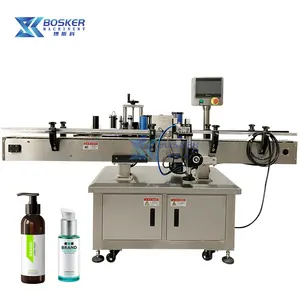 BSK-AT01 Factory Hot Stamping Gold And Silver Labels Automatic Bottle Labeling Machine
