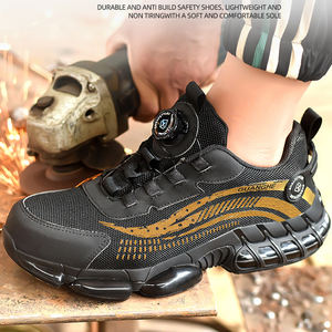 Лидер продаж: Промышленные защитные рабочие ботинки из синтетических материалов, модные, дышащие, легкие, летние, спортивные, со стальным носком - Product Image 3