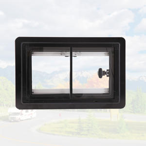 Vente directe d'usine 500X500mm RV Accessoires pour remorque Fenêtre coulissante en alliage d'aluminium Fenêtre de caravane - Product Image 1