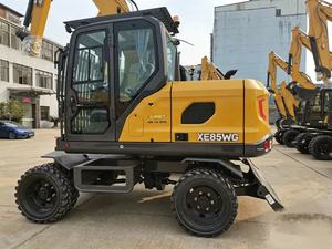 Excavatrice hydraulique sur roues XE85WG de 8,5 tonnes avec godet de 0,35 m³, haute vitesse, 48 kW, pour travaux municipaux - Product Image 3