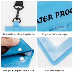 Jerlon Crossbody <strong>Wallet</strong> <strong>Phone</strong> <strong>Case</strong> PVC Waterproof Eco-Friendly Adjustable Band Custom Logo Outdoor Sport <strong>Phone</strong> Pouch Compatible - Product Image 4