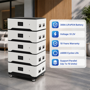 Sistema Modular Apilable de Almacenamiento de Energía Doméstica, Batería Solar Expandible de 51.2V para el Hogar, 15-60kWh - Product Image 3