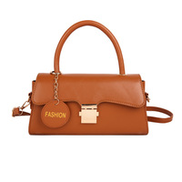 Sac à bandoulière polyvalent en PU pour femme, style minimaliste, collection Printemps 2026