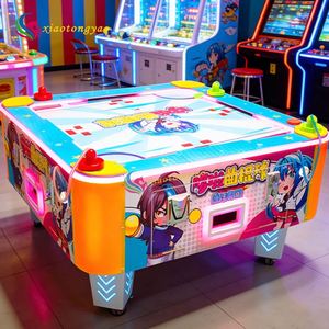 Table de mini hockey sur air pour enfants, machine de jeu d'arcade, fabriquée à Guangzhou, en vente - Product Image 1
