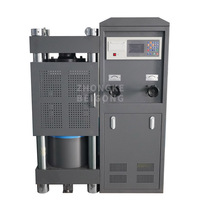 Machine d'essai numérique de compression de béton de mortier de construction en ciment Testeur de pression uniaxial intelligent