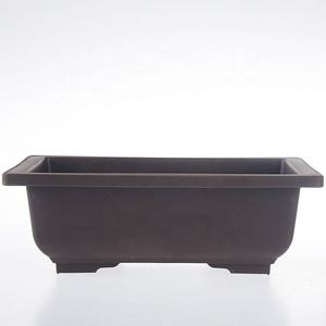 Contenitore Moderno Quadrato <span class=keywords><strong>Rettangolare</strong></span> in Plastica per Piante Grasse e <span class=keywords><strong>Bonsai</strong></span>, con Sottovasi, per Uso in Giardino, Centri Commerciali e Ambienti Interni - Product Image 3