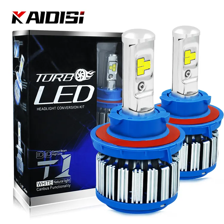 2023 novo design turbo t1 led canbus h7 h4 farol de led para todos os carros