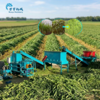Déchiqueteuse de paille agricole complète : Machine à broyer les tiges de cultures sèches et humides