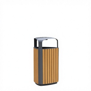 Wood Rectangular DIY Printed Animal Pattern Standing Without Lid Eco-Friendly 80L Indoor/Outdoor Storage Bucket - Product Image 2