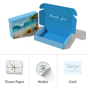 Cajas de Envío de Papel Corrugado Reciclable con Logotipo Personalizado, MOQ Bajo, para Pequeñas Empresas - Product Image 1