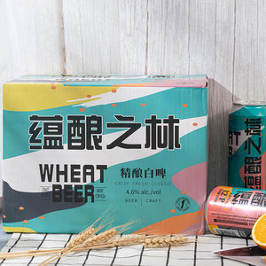 <span class=keywords><strong>Cerveza</strong></span> <span class=keywords><strong>Artesanal</strong></span> de Malta de Trigo con Etiqueta Privada OEM de Fábrica de <span class=keywords><strong>Cerveza</strong></span> China, 330 ml 500 ml, Sabor Suave, Envasado en Lata, 4.6% de Grado Alcohólico - Product Image 6