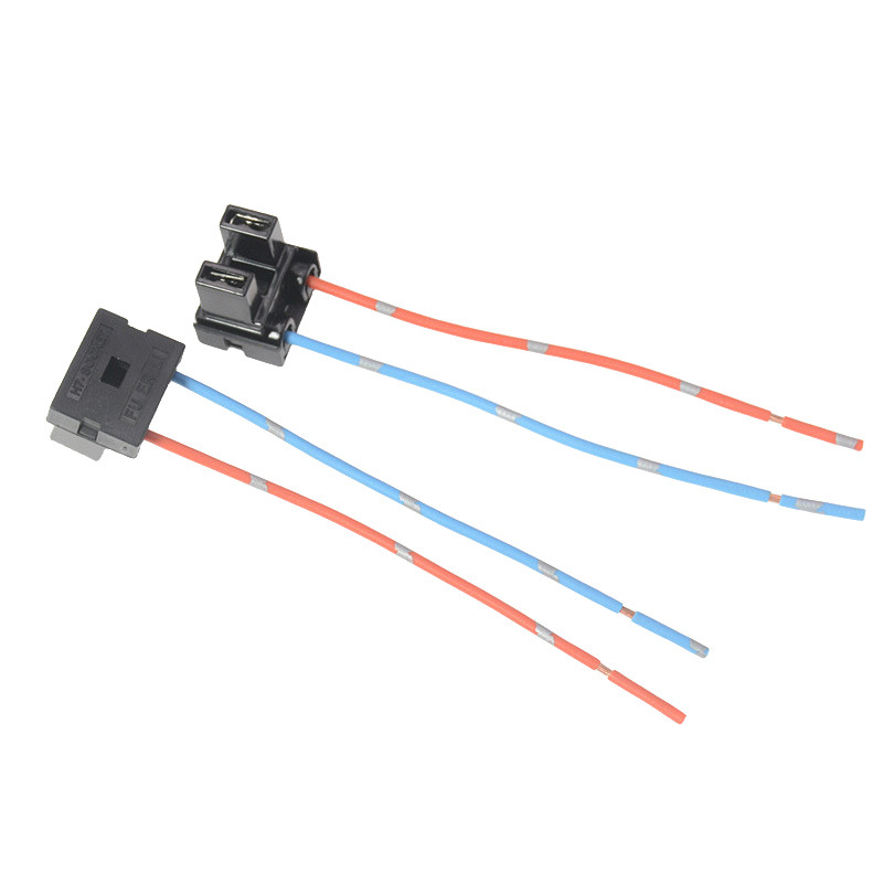 Motorcycle Headlight Socket Dual Claws LED Lights Easy Install Harness Adapter Kit