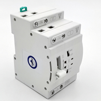Commutateur de transfert automatique 63A à prix d'usine (ATS) 2P 220V pour système électrique solaire Type PC