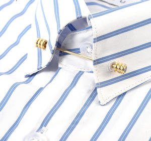 2023 nuovi accessori di fascino di alta qualità a forma di ingranaggio camicie da uomo colletto spille bar - Product Image 3