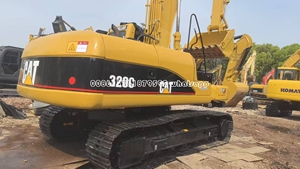 Pelle sur chenilles Caterpillar 320c état d'occasion avec services complets d'entretien excavatrices de chantier d'occasion - Product Image 6
