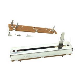 Potentiomètre linéaire ALPHA neuf, B20K, 4 broches, original Pioneer, pour <span class=keywords><strong>DDJ</strong></span> SX2 SX3 <span class=keywords><strong>RX</strong></span>, fader de volume, type à glissière directe, réglage fin - Product Image 1