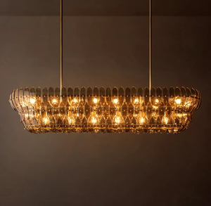 <span class=keywords><strong>Lampadario</strong></span> Industriale Vintage a Due Livelli in Vetro, Lampada a Sospensione Retrò, Grande <span class=keywords><strong>Lampadario</strong></span> per Sala da Pranzo e Isola <span class=keywords><strong>Cucina</strong></span> - Product Image 5