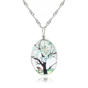 Ciondoli in Resina con Fiori Essiccati e Piante Fresche, Artigianato Indiano in Cristallo, Portafortuna, per Gioielli e Collane - Product Image 6