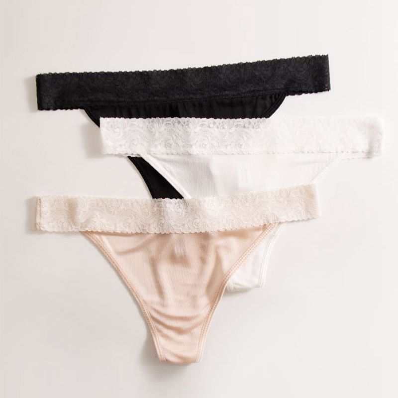 Lage Taille Dames Zijden Ondergoed Slipje Effen Kleur Pure Zijde T