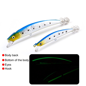 Esca Artificiale Rigida Jiaerxia Personalizzata all'Ingrosso, Attrezzatura da Pesca, Esca da Pesca in Acqua Salata, Esca da Pesca, Totanara - Product Image 6