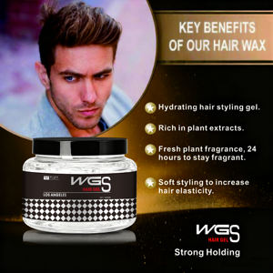 WGS <span class=keywords><strong>Gel</strong></span> <span class=keywords><strong>coiffant</strong></span> organique à l'<span class=keywords><strong>aloe</strong></span> <span class=keywords><strong>vera</strong></span> pour hommes 1000ml modelant fort toute la journée, naturel et non rigide, anti-dessèchement et sans flocons blancs - Product Image 2