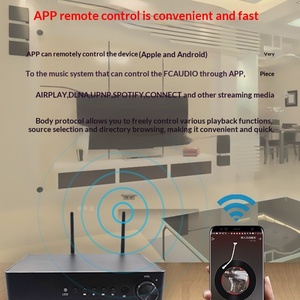 Lecteur <span class=keywords><strong>WiFi</strong></span> Multifonctionnel Professionnel Transfrontalier pour Usage Domestique avec Amplificateur Hi-Fi 2.1 Canaux Intégré de Qualité Audiophile - Product Image 3