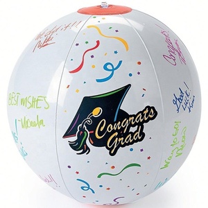 Ballons de plage et ballons de fête gonflables en PVC personnalisés pour les fêtes de remise de diplôme, d'anniversaire et de plage - Durables et écologiques - Product Image 3