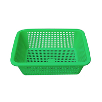 Panier de rangement en plastique de haute qualité pour le bureau, la cuisine et l'organisation des courses, design empilable pour un rangement facile