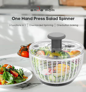 Escurridor de Ensaladas Multiusos Ecológico de Plástico para Lavar Lechuga y Vegetales, Utensilio de Cocina para el Hogar - Product Image 2