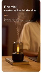 New <span class=keywords><strong>120ml</strong></span> dưới ánh nến tinh dầu USB độ ẩm không khí điện siêu âm khuếch tán hương thơm với văn phòng nhà ấm nến ánh sáng - Product Image 4