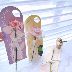 Cesta de <span class=keywords><strong>Arreglos</strong></span> Florales DIY de Alta Gama, Tarjeta de <span class=keywords><strong>Flores</strong></span> 520 para el Día de la Madre, Bolsa de Papel para Café y <span class=keywords><strong>Flores</strong></span>, Empaquetado Fresco - Product Image 3